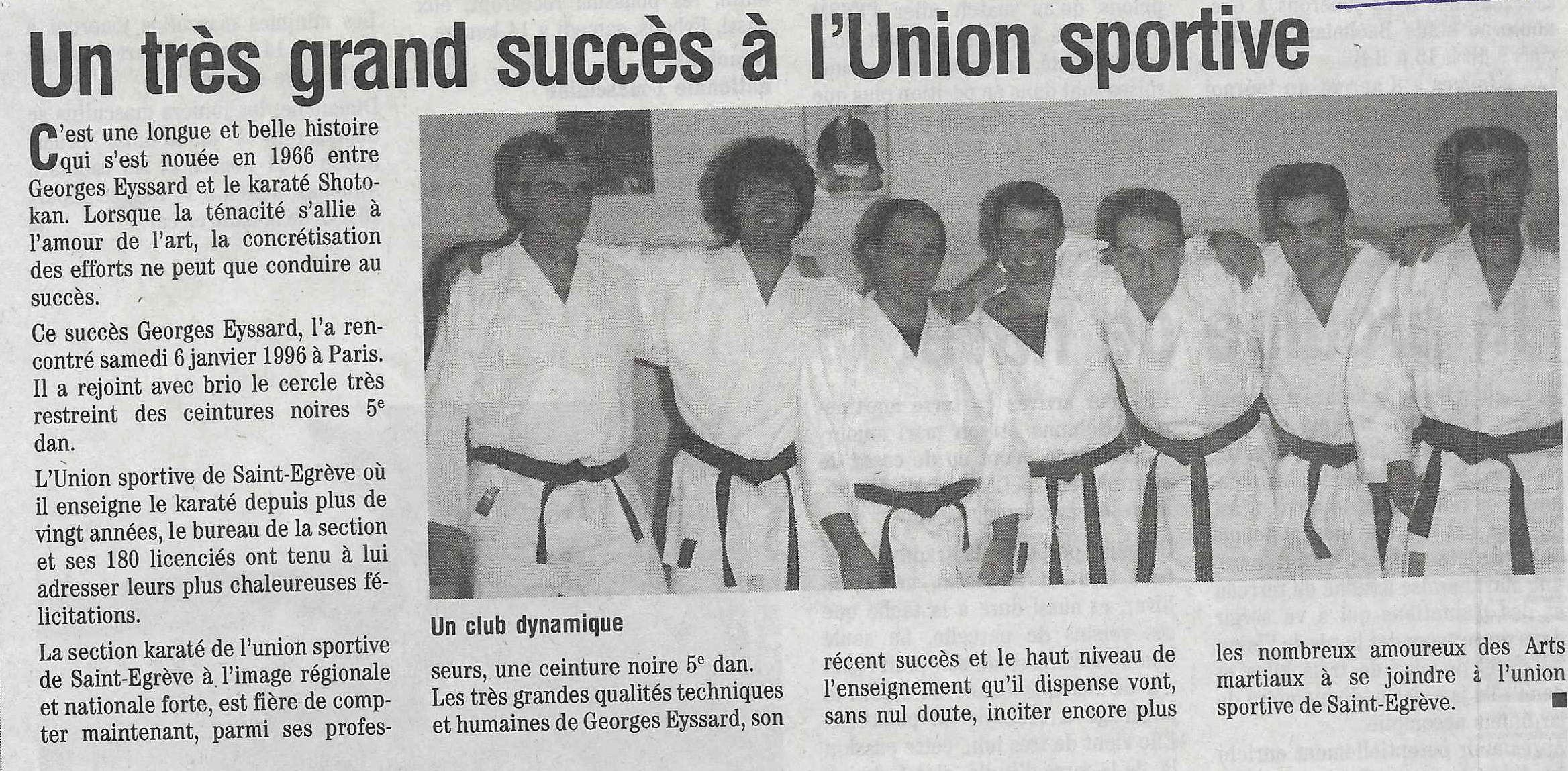 Jo5 Jo Obtient son 5ième dan