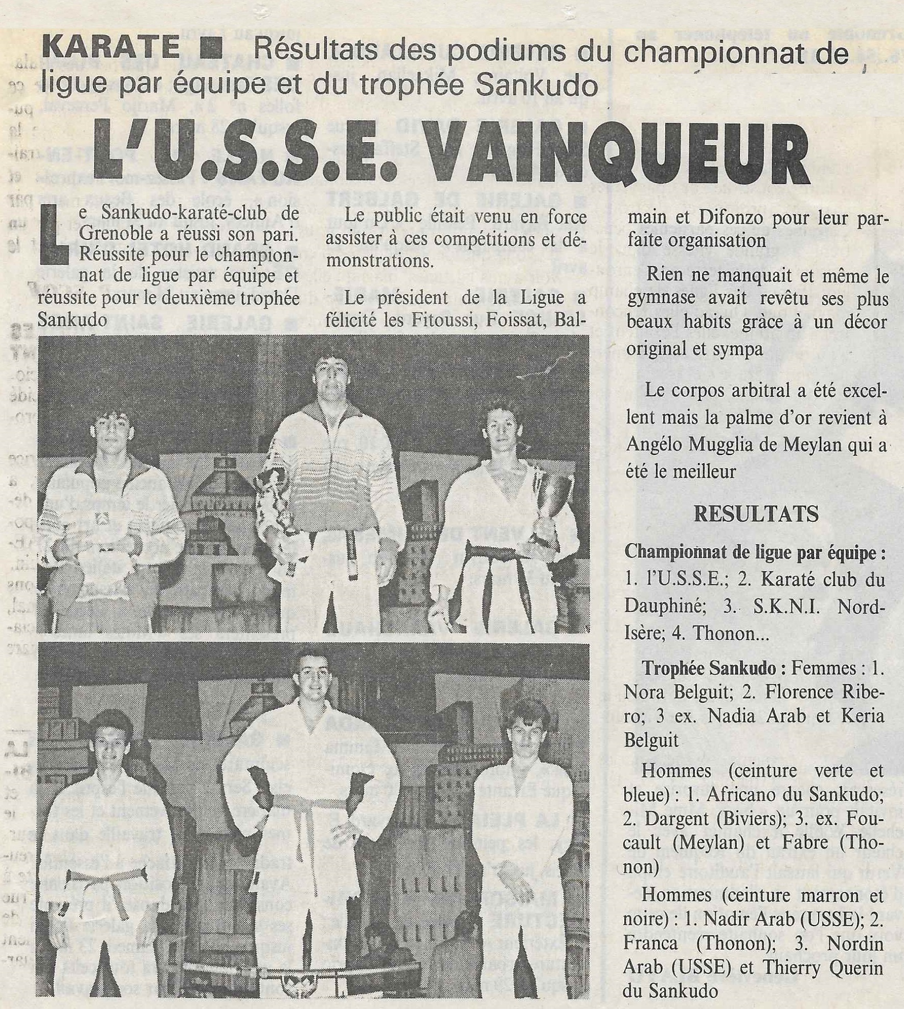 Ligue91 Championnats de ligue 1991<br />