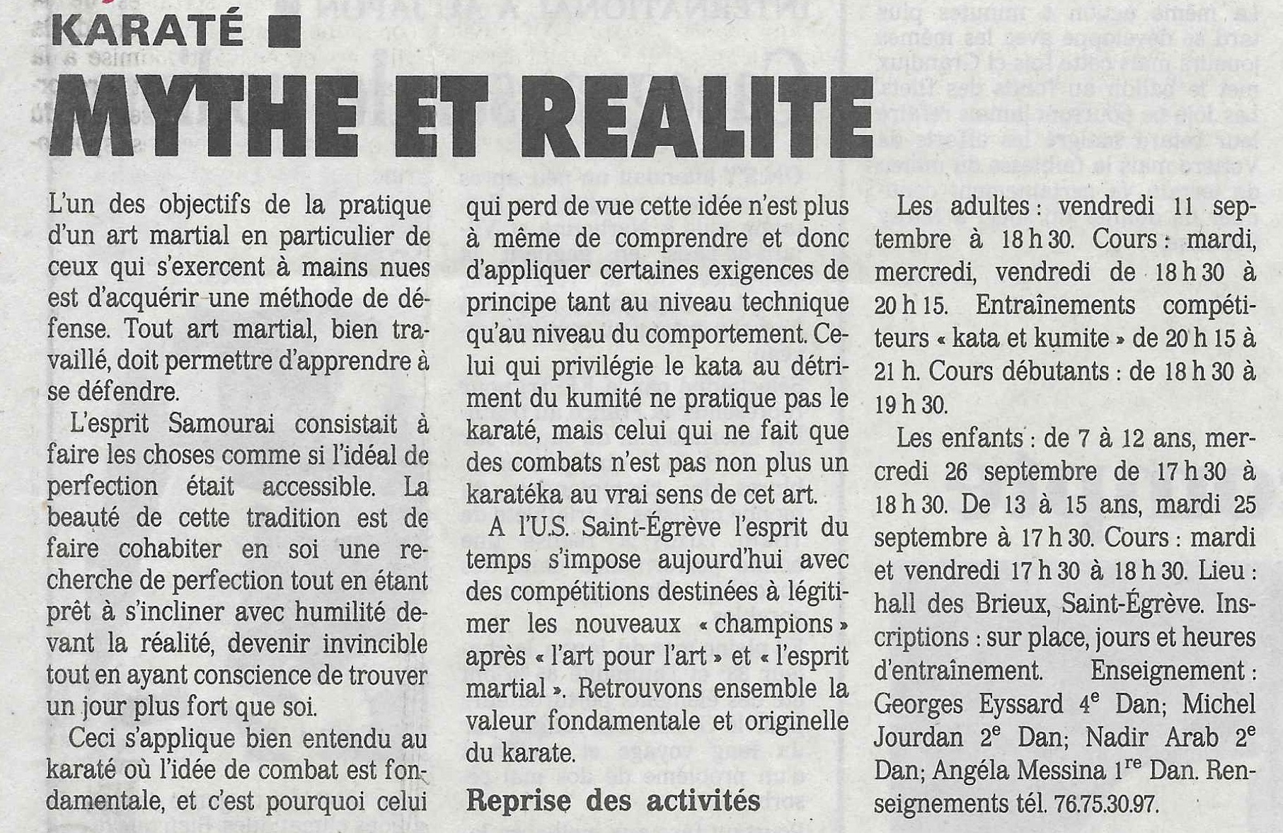 Reprise91-92 Reprise de la saison 1991-1992